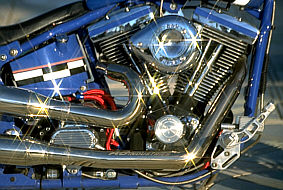 Blue Cafe Racer US-MOTOS-IBIZA.com